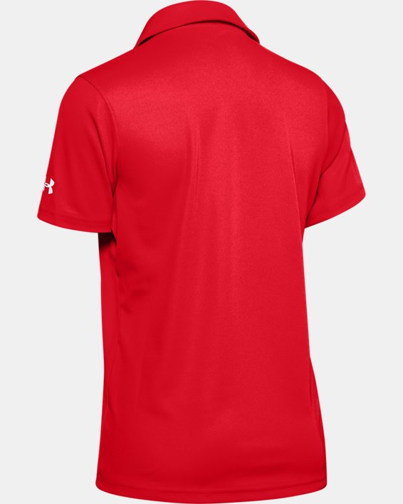 Women's UA Performance Polo, Red, pdpMainDesktop image number 6